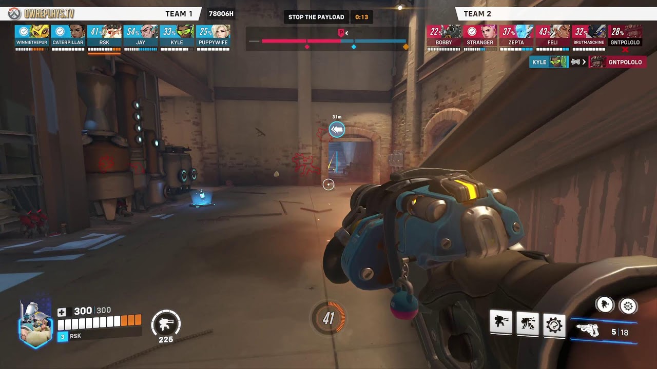 anchored Havana’s defense as Torbjörn, turning turret pressure... by RSK — Overwatch 2 Replay 78G06H