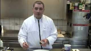 Bau prepares a foie gras dish at Victor's Gourmet-Restaurant Schloss Berg