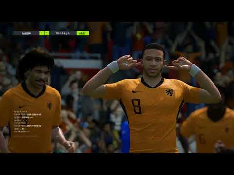 [제 13회] 피파4 월드컵 16강 네덜란드 1 - 1 이탈리아 (PSO 4 - 2)