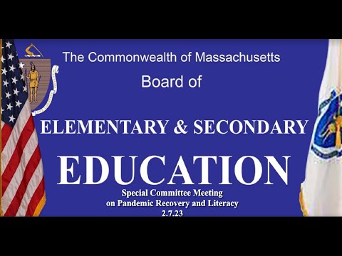BESE Special Committee on Pandemic Recovery and Literacy 2.7.23