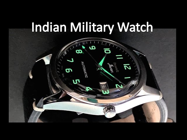 Unboxing New 43 mm HMT Jawan Automatic Military Black Dial Watch