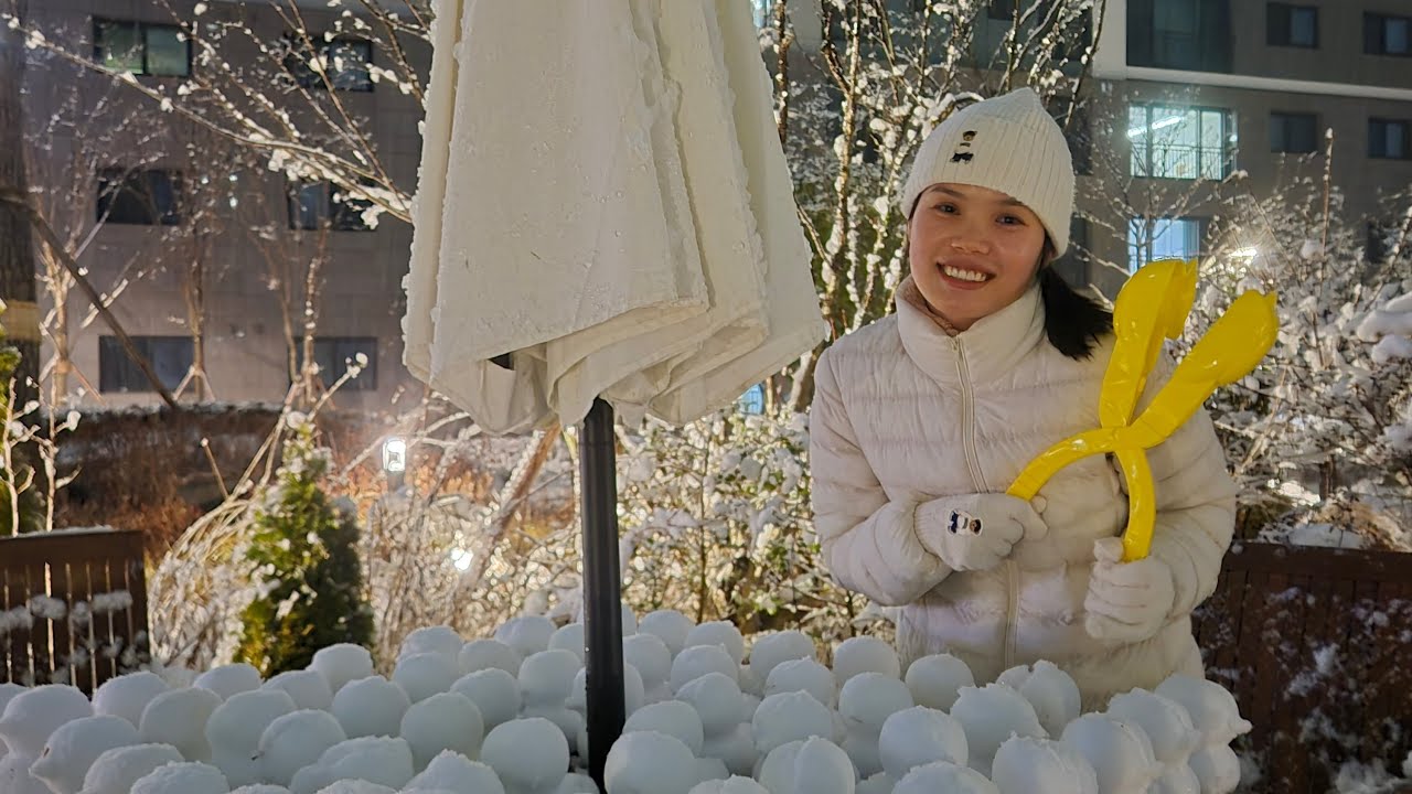 Tuyết cuối mùa ☃️