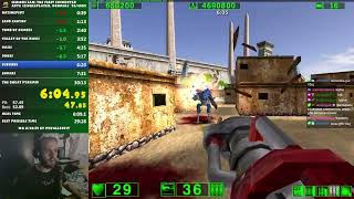 Serious Sam: The First Encounter [beaten] Speedrun Any% 29:57 LRT/30:12 RTA NORMAL