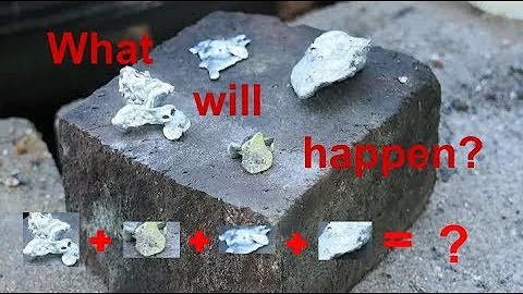 mixing zinc, lead, aluminum, and brass!