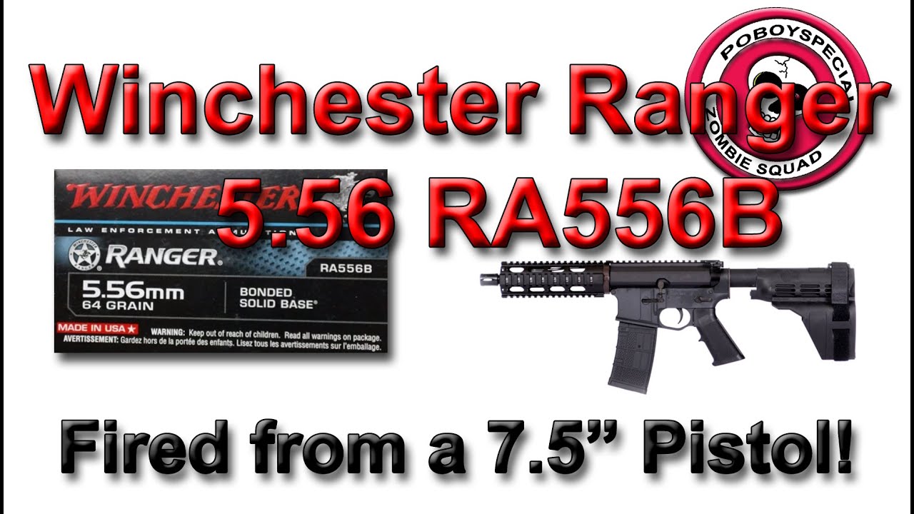 Winchester Ranger 556 64g Sp (RA556B) from 7.5 in. barrel YouTube