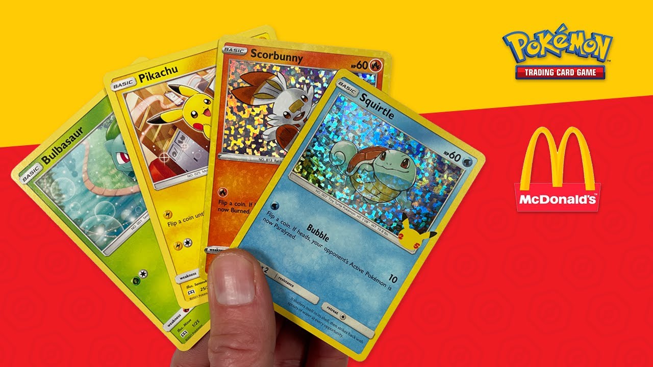 Pokemon McDonald's Collection 2021: McDonald's Pokemon Cards Opening No Talking