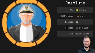 Celebrity Resolute - HackTheBox LIVE -- [Active Directory Hacking] Net Worth
