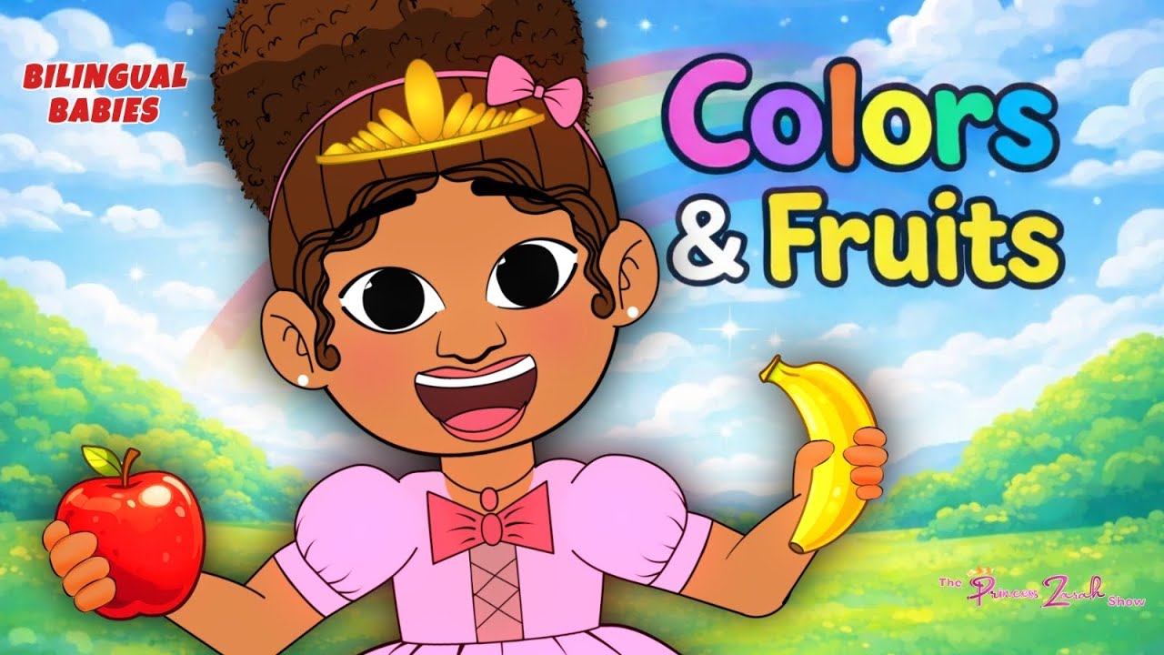 Learning Songs for Kids | Colors & Fruits | Nursery Rhymes (10+ Min) | Princess Zarah