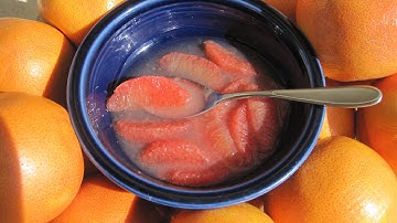 GRAPEFRUIT - How to peel & slice segments of GRAPEFRUIT