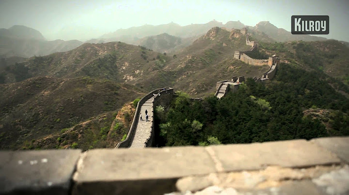 Den Kinesiske Mur, Beijing, Kina - KILROY was here