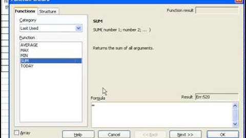 Autopilot Function - Open office Calc