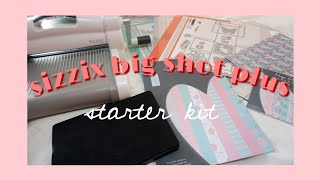 Sizzix Big Shot Plus Unboxing (starter kit + calming music) 💕