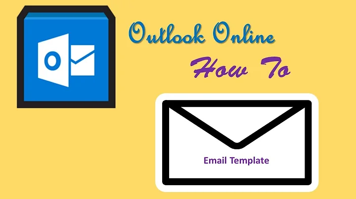 Outlook 365 online version How To Create And Use An Email Template