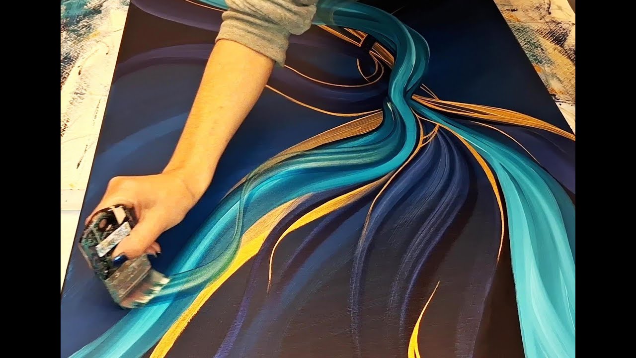 Большие мазки и тонкие линии — самые большие и самые маленькие кисти