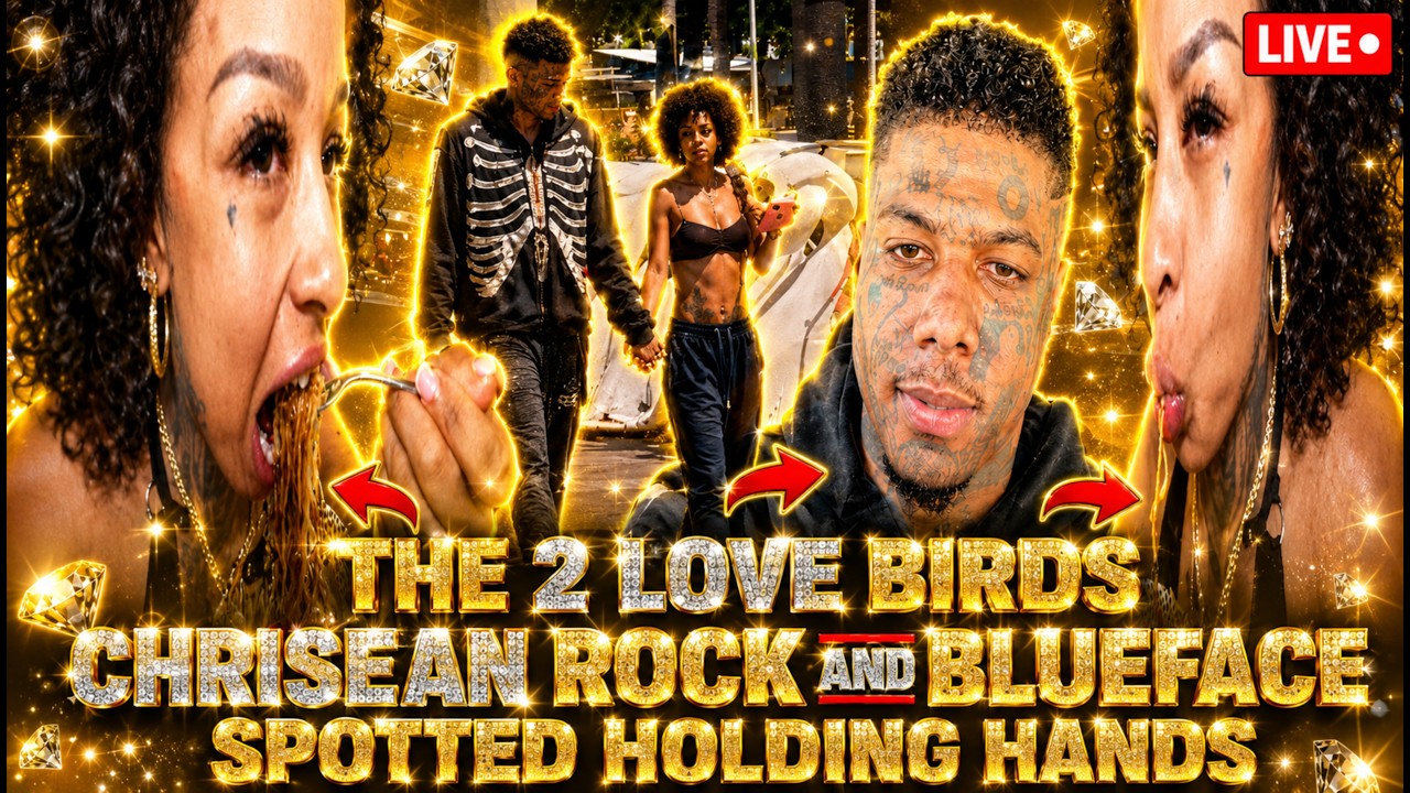 ✨The Spaghetti And Process Cheese Slice  Love Birds Chrisean Rock & Blueface Caught  Strolling 😮