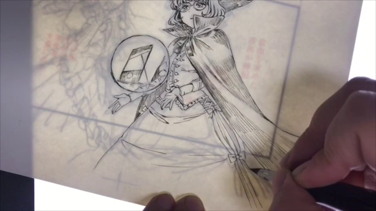 てのひら童話の作り方 ペン入れ 倍速編 Youtube
