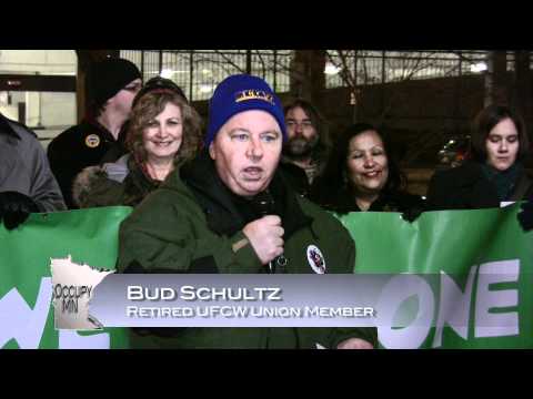 OccupyMN 99Tents - Bud Schultz