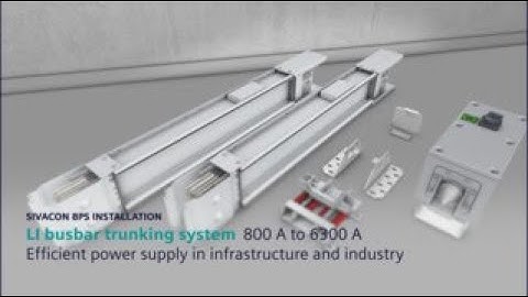 SIVACON 8PS – LI system: Efficient power supply in infrastructure and industry
