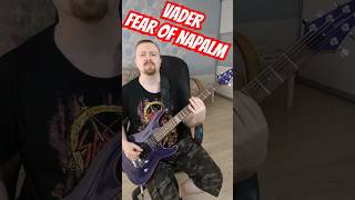 Vader - Fear Of Napalm #deathmetalclassics #metal #rock #guitar #guitarcover #terrorizer #vader