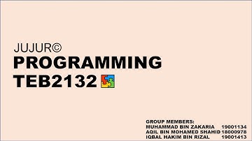 TEB2132 GROUP ASSIGNMENT 1