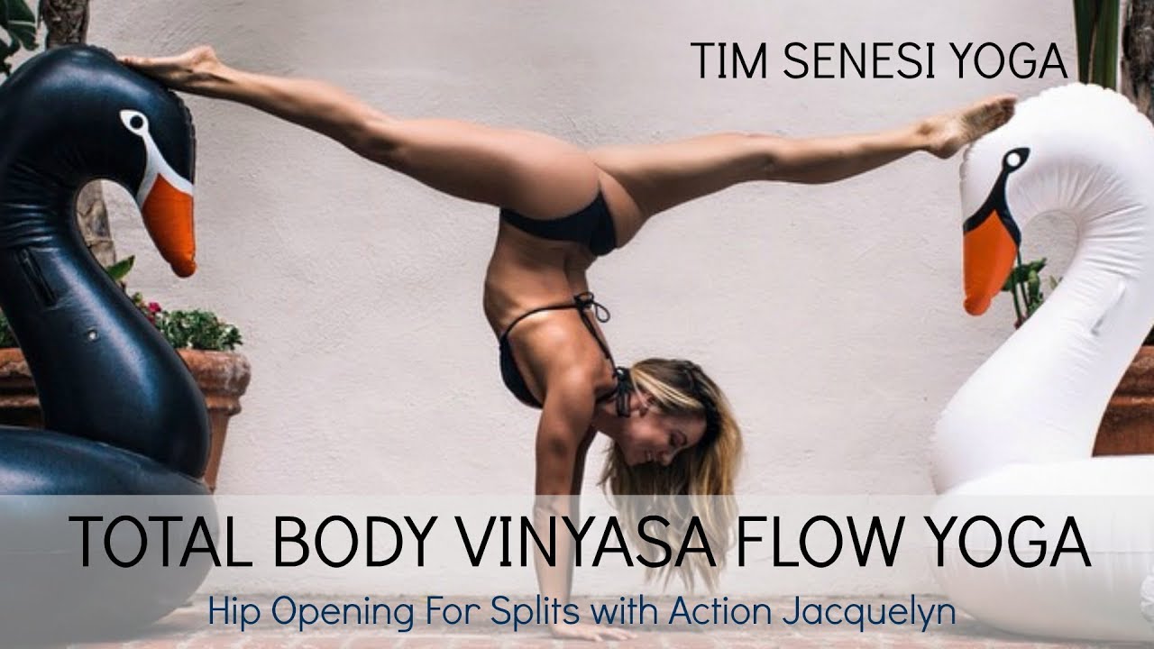Total Body Vinyasa Flow Yoga Workout w/ Hip Opening for Splits w/ Action Jaquelyn summer body lyrics