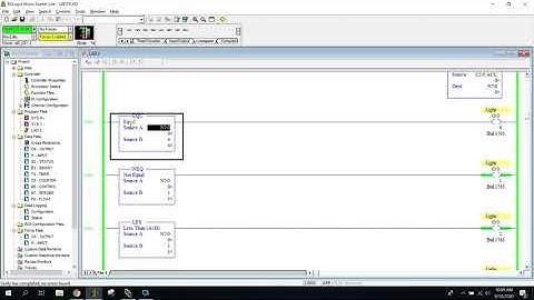 Allen Bradley PLC - Compare Math Instructions