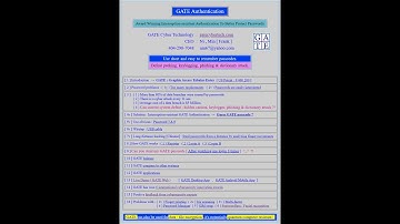 US DISA TEM 2023 06 21 GATE User Authentication Presentation
