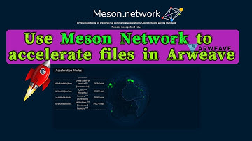 Use Meson Network to accelerate files in Arweave