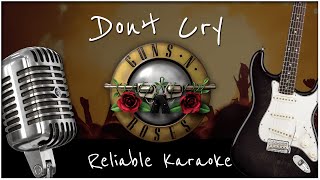 Download Lagu Guns N' Roses - Don't Cry [Karaoke] MP3