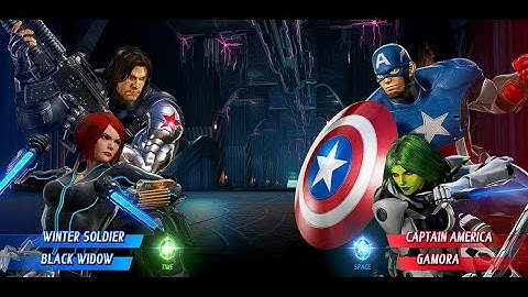 WINTER SOLDIER & BLACK WIDOW VS CAPTAIN AMERICA & GAMORA