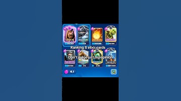 Ranking 8 elixir cards #clashroyale #clashroyalememes #clashroyal #crl #clash #supercell #clashshort