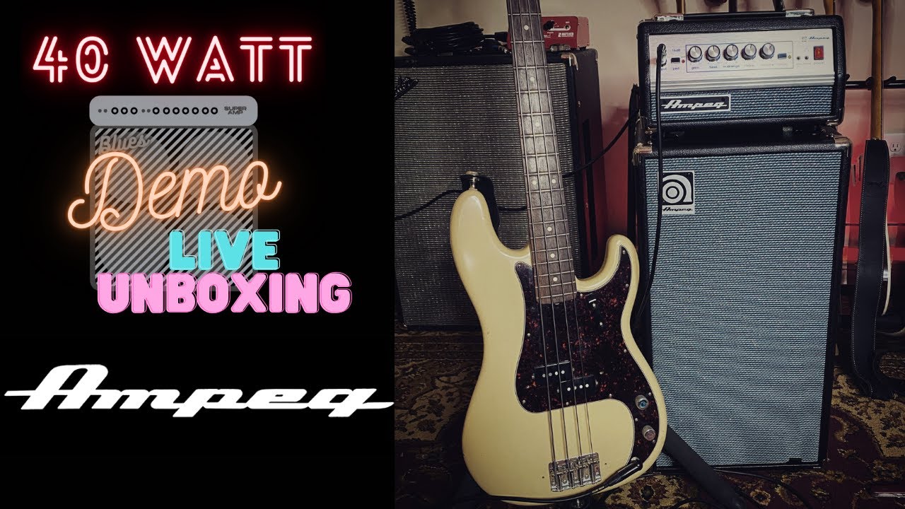 Ampeg Micro-VR unboxing and playthrough! - YouTube