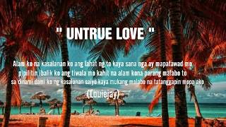 Download Lagu UNTRUE LOVE  - STREETMIND FT. Jbrown \u0026 Gobas (OFFICIAL LYRICS VIDEO) MP3