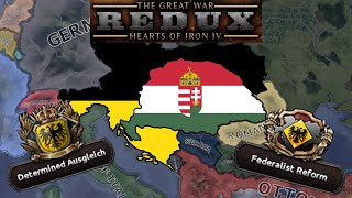 Federalizing Austria-Hungary in The Great War Redux | Hearts of Iron IV