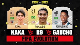 Ronaldo VS Ronaldinho VS Kaka FIFA EVOLUTION! 😱🔥| FIFA 97 - FIFA 21