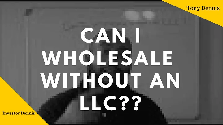 Tony Dennis | Wholesaling 101 | Can I Wholesale Re...
