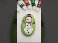 Easy Snowman Stone Painting Tutorial for Beginners | Drawlish Paints