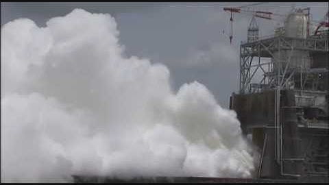 Last Ever Planned Space Shuttle Main Engine Test Firing