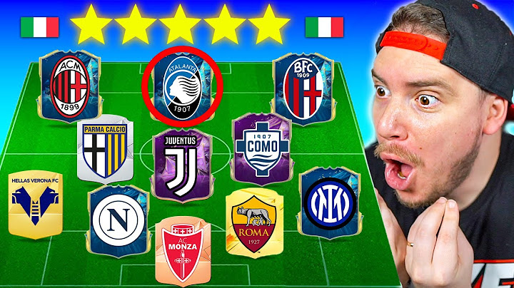 1 GIOCATORE per OGNI SQUADRA di SERIE A!! ⚽