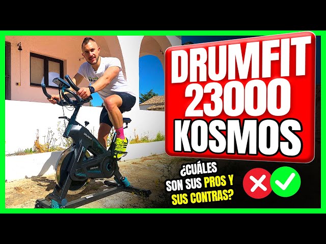 Bicicleta estática plegable con respaldo DrumFit X-Bike Neo - Fisiomarket