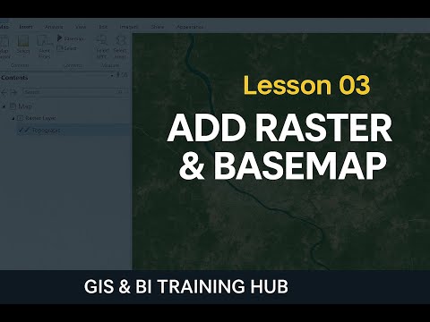 وارد کردن دیتا رستری و انتخاب بیس مپ   