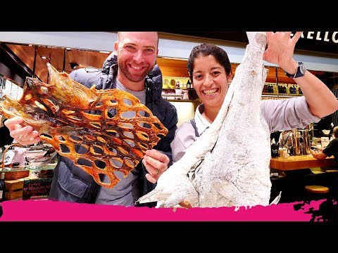 Spanish FOOD TOUR at Traditional CATALAN Market - Mercat Del Ninot | Barcelona, Spain