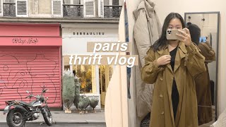 THRIFTING IN PARIS | come vintage shopping with me & fave consignment spots (thrift vlog) 🇫🇷