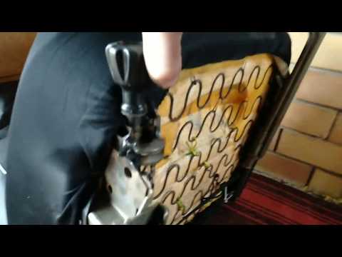 Ремонт регулировки наклона спинки сиденья.
