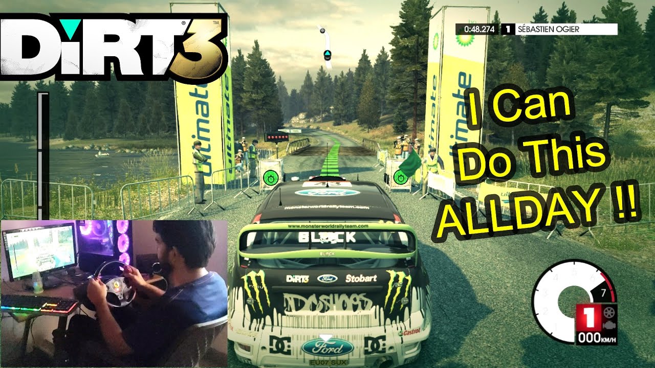 DIRT RALLY - with Racing Wheel simulator GTX 1050ti #dirtrally # ...
