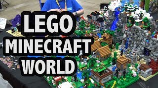 Every LEGO Minecraft Set Combined Into One Creation