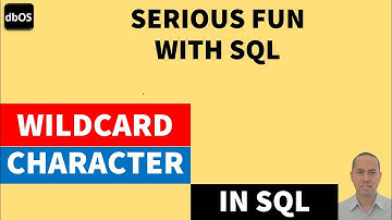 Wildcard in SQL | Wildcard characters in SQL