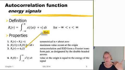 GEL7014 - Week 1c - ESD vs. PSD