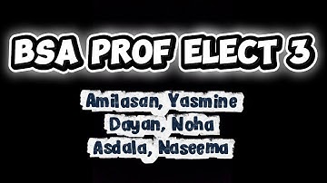 IF Function Video Requirement on BSA PROF ELECT 3 #BSAIS #GoogleSheet #IFFunction #Presentation