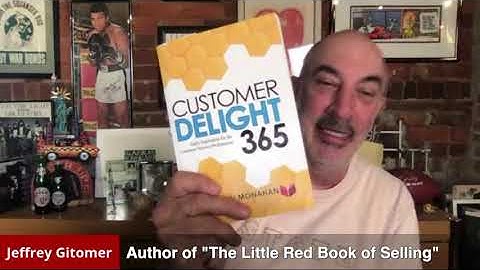 Jeffrey Gitomer - Live Shout Out about Customer Delight 365
